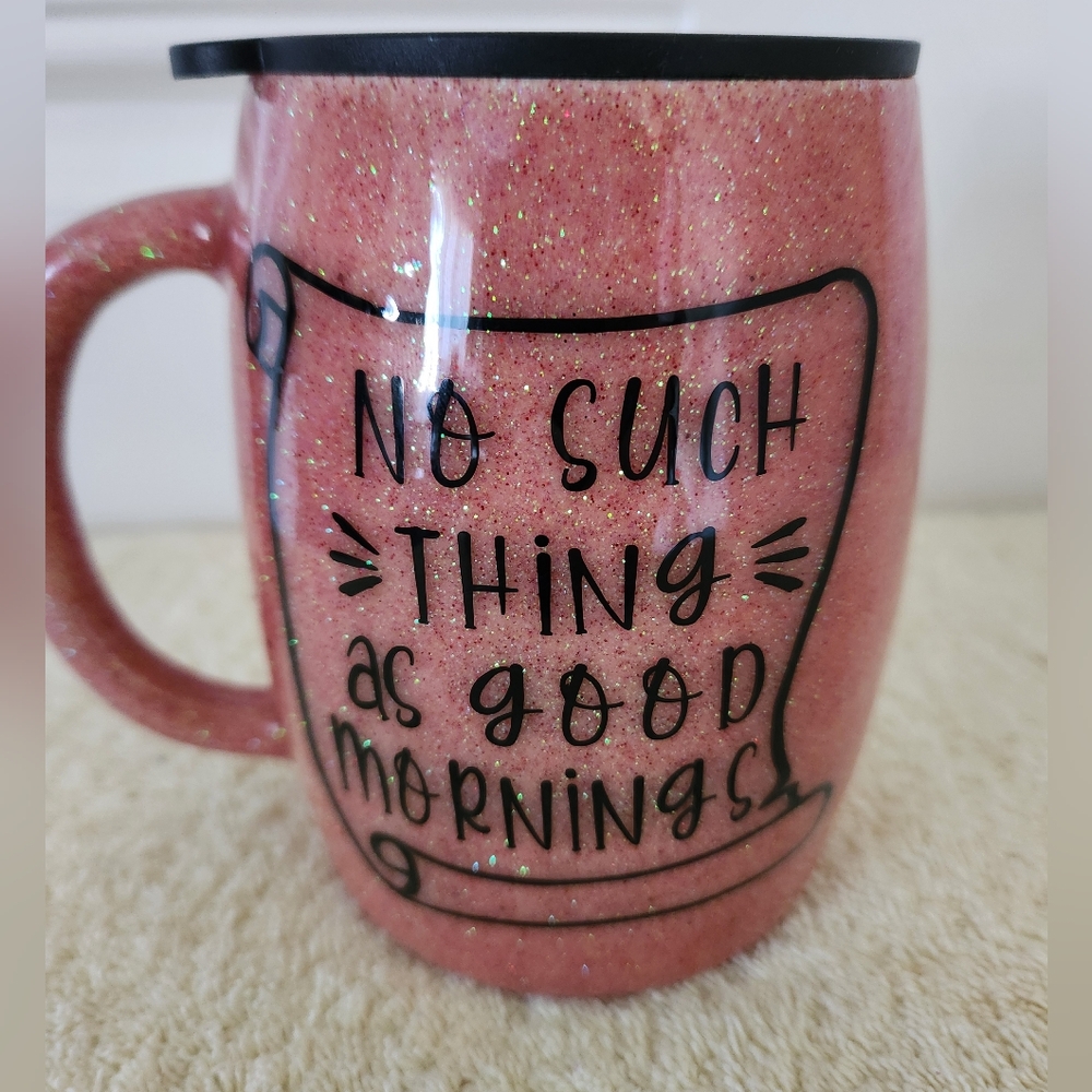 Sparkling Pink Morning Mug